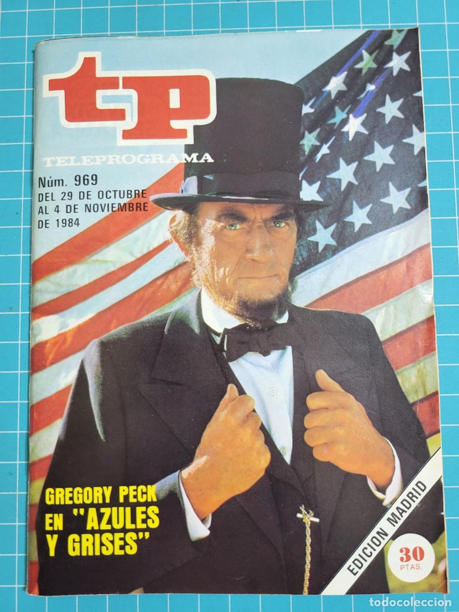 Coleccionismo de revista Teleprograma: Teleprograma. N.&ordm; 969. &rdquo;Azules y grises&rdquo;, 1984. 3 bolsa 4 Wap.
