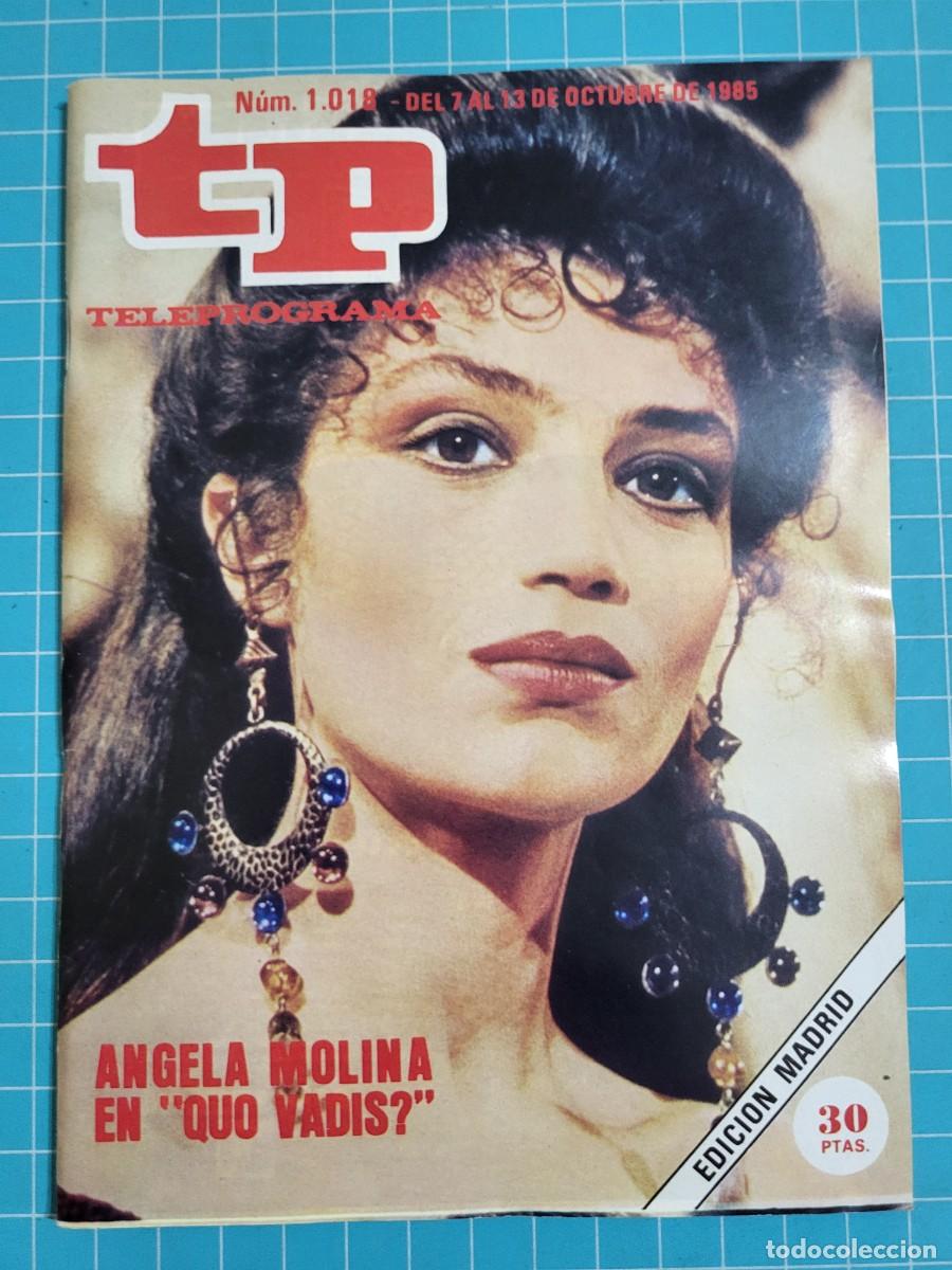 Coleccionismo de revista Teleprograma: Teleprograma. N.&ordm; 1018. &rdquo;Quo Vadis?&rdquo; 1985. 3 bolsa 6 Wap.