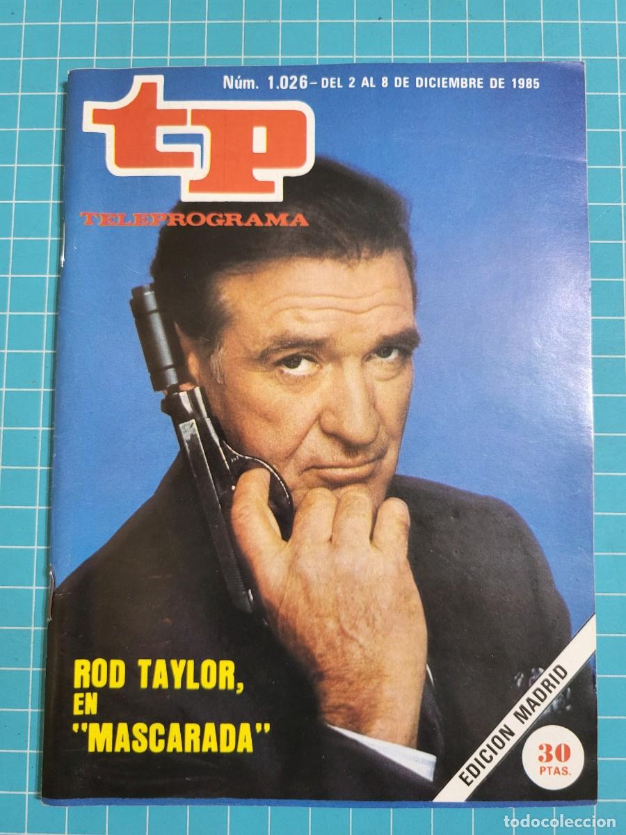 Coleccionismo de revista Teleprograma: Teleprograma. N.&ordm; 1026. &rdquo;Mascarada&rdquo; 1985. 3 bolsa 6 Wap.