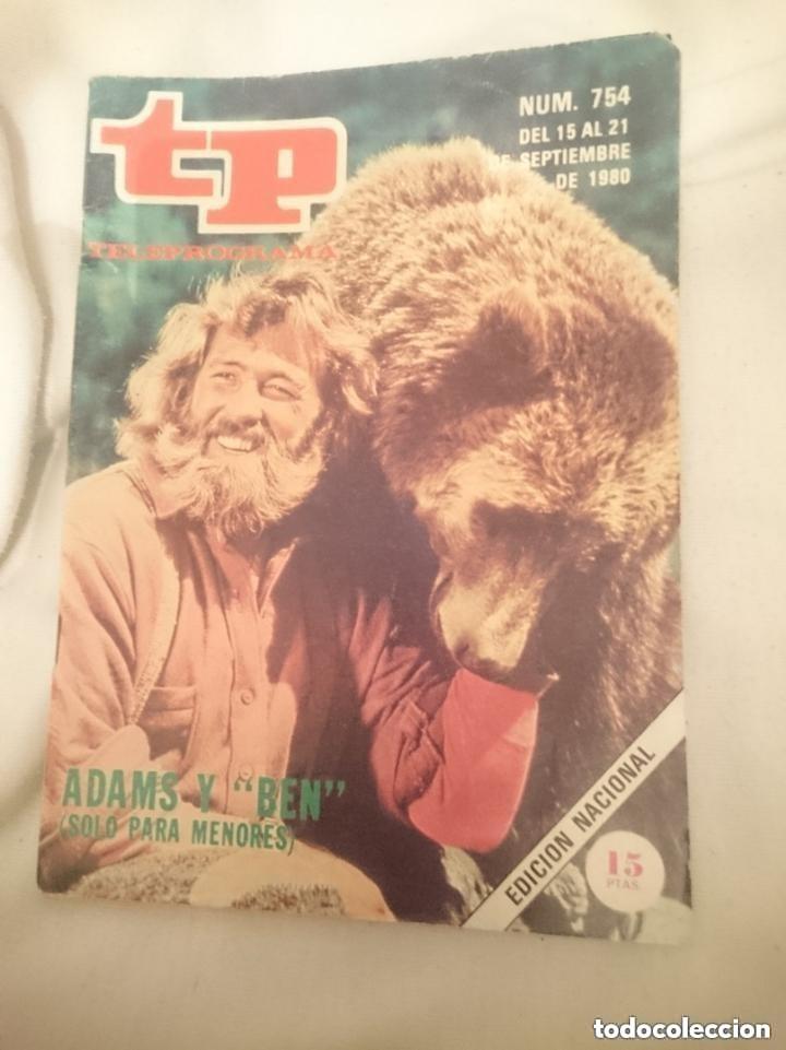 Coleccionismo de revista Teleprograma: TP TELEPROGRAMA N 754 -DEL 15 AL 21 SEPTIEMBRE 1980 - ADAMS Y BEN - SOLO PARA MENORES