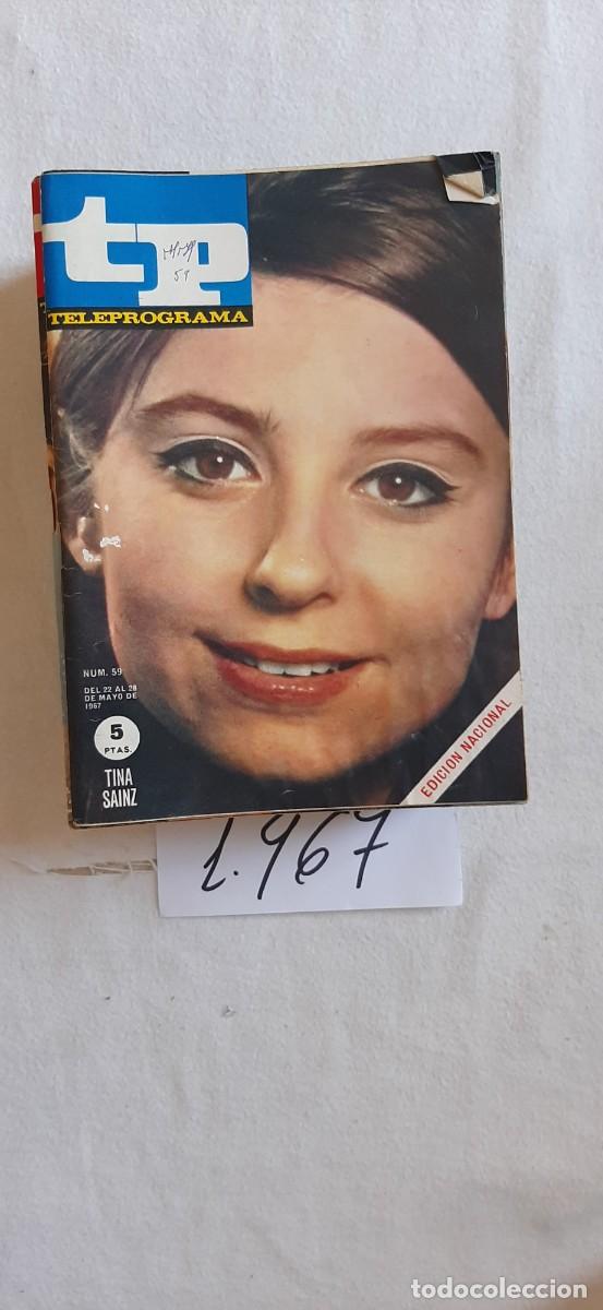 Coleccionismo de revista Teleprograma: TELEPROGRAMA A&Ntilde;O 1967:N&ordm;0059 Tina Sainz