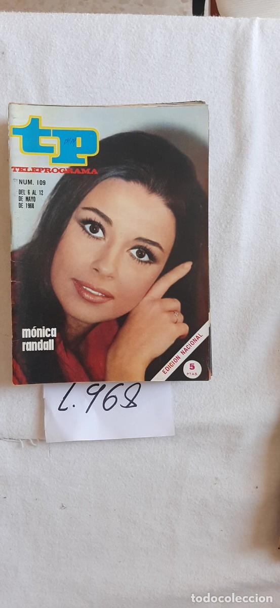 Coleccionismo de revista Teleprograma: TELEPROGRAMA A&Ntilde;O 1968:N&ordm;0109 M&oacute;nica Randall