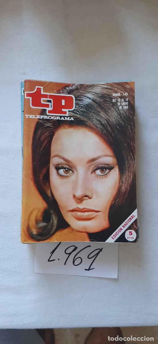 Coleccionismo de revista Teleprograma: TELEPROGRAMA A&Ntilde;O 1969:N&ordm;0145 Sof&iacute;a Loren