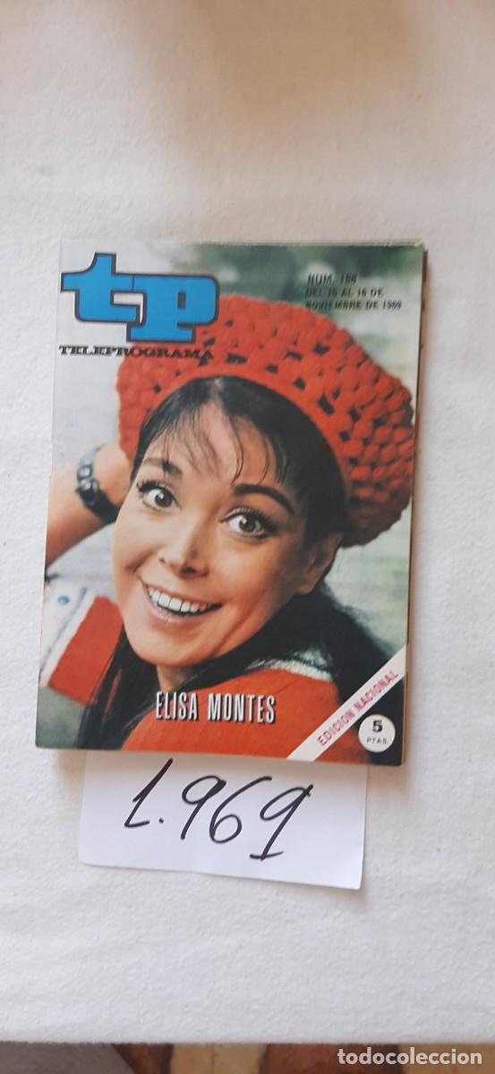 Coleccionismo de revista Teleprograma: TELEPROGRAMA A&Ntilde;O 1969:N&ordm;0188 Nivel de vida (Elisa Montes)