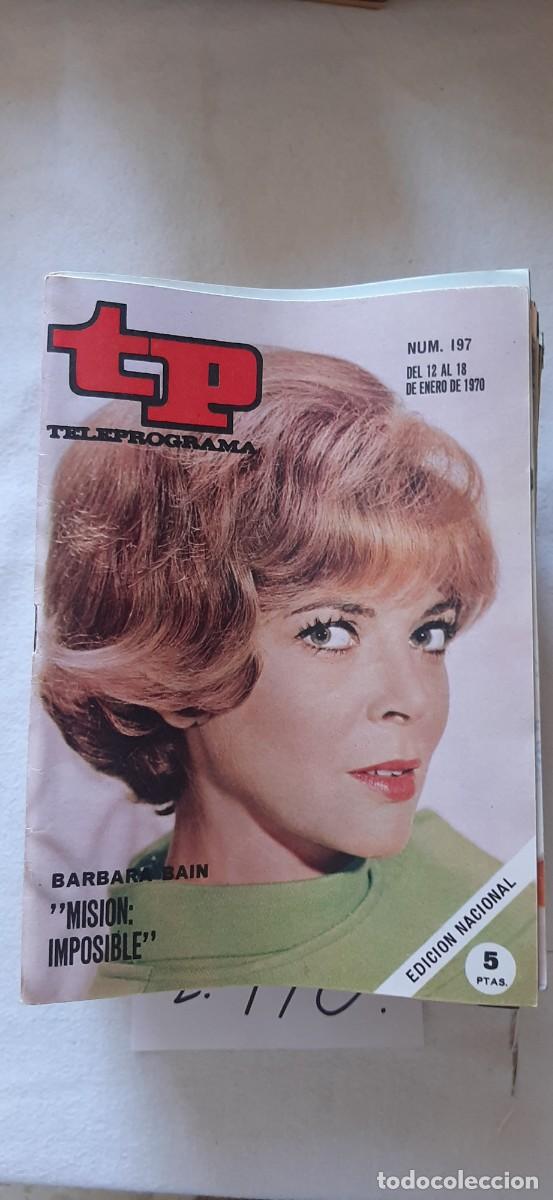 Coleccionismo de revista Teleprograma: TELEPROGRAMA A&Ntilde;O 1970:N&ordm;0197 Misi&oacute;n imposible (Barbara Bain)