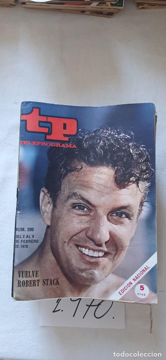 Coleccionismo de revista Teleprograma: TELEPROGRAMA A&Ntilde;O 1970:N&ordm;0200 Audacia es el juego (Robert Stack)