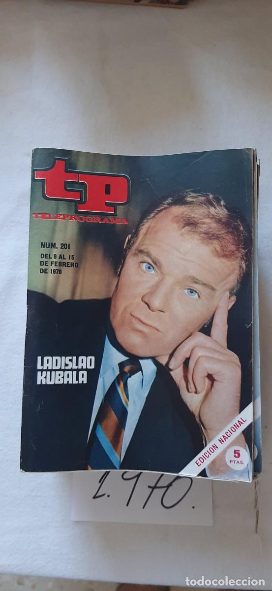 Coleccionismo de revista Teleprograma: TELEPROGRAMA A&Ntilde;O 1970:N&ordm;0201 F&uacute;tbol (Ladislao Kubala)