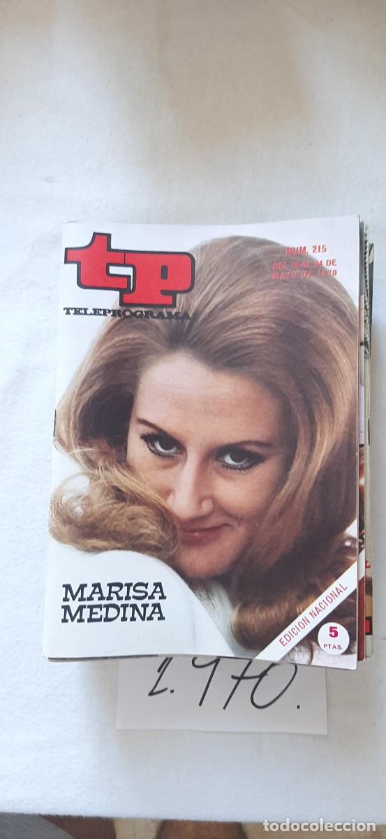 Coleccionismo de revista Teleprograma: TELEPROGRAMA A&Ntilde;O 1970:N&ordm;0215 Marisa Medina