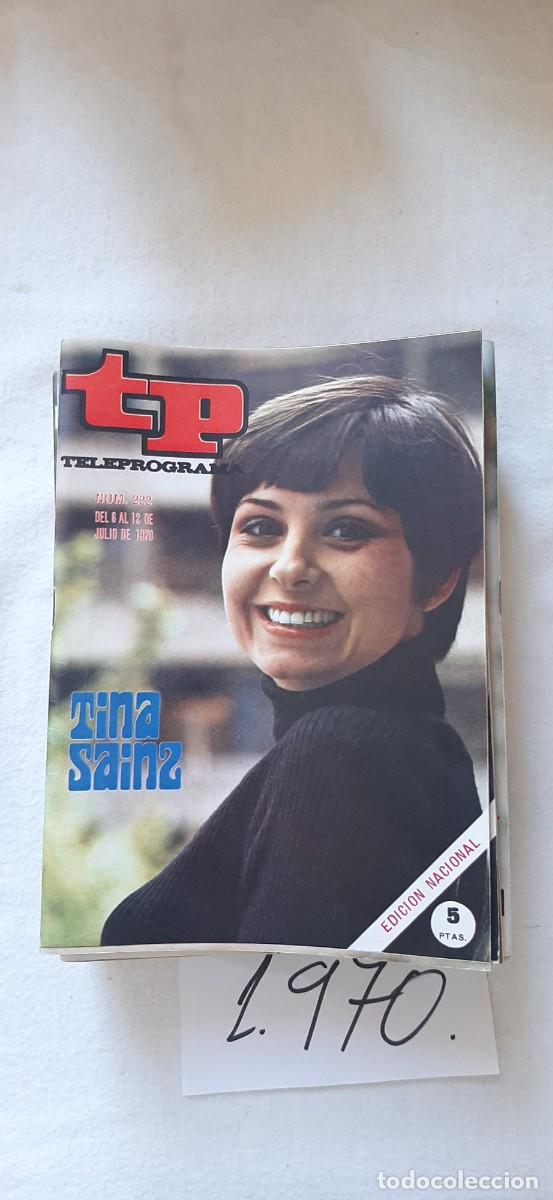 Coleccionismo de revista Teleprograma: TELEPROGRAMA A&Ntilde;O 1970:N&ordm;0222 Remite Maribel (Tina Sainz)