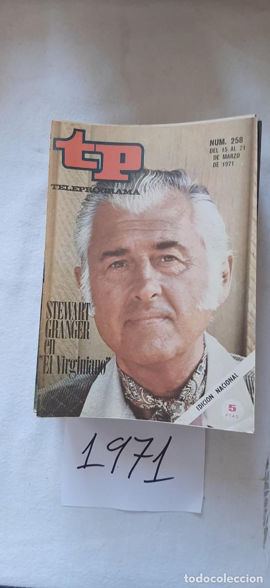 Coleccionismo de revista Teleprograma: TELEPROGRAMA A&Ntilde;O 1971:N&ordm;0258 El Virginiano (Stewart Granger)