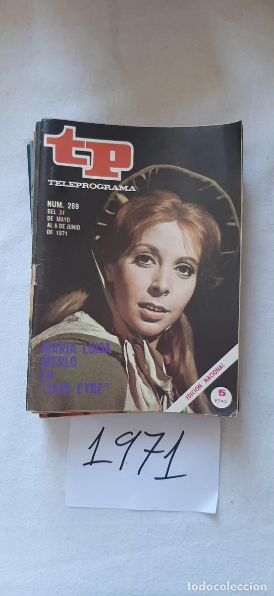 Coleccionismo de revista Teleprograma: TELEPROGRAMA A&Ntilde;O 1971:N&ordm;0269 Novela: Jane Eyre (Mar&iacute;a Luis Merlo)