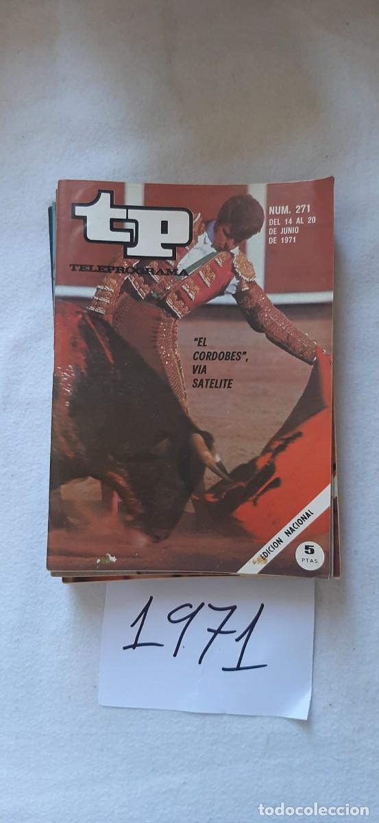Coleccionismo de revista Teleprograma: TELEPROGRAMA A&Ntilde;O 1971:N&ordm;0271 Toros (El Cordob&eacute;s)