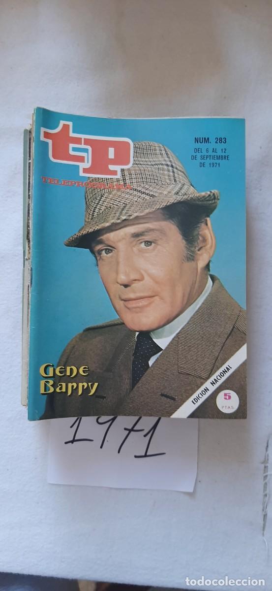 Coleccionismo de revista Teleprograma: TELEPROGRAMA A&Ntilde;O 1971:N&ordm;0283 Audacia es el juego (Gene Barry)