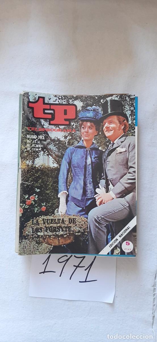 Coleccionismo de revista Teleprograma: TELEPROGRAMA A&Ntilde;O 1971:N&ordm;0289 La saga de los Forsyte (Nyree Dawn Porter, Kenneth Moore)
