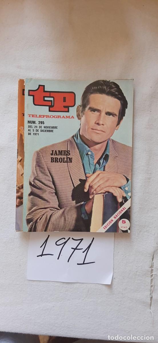 Coleccionismo de revista Teleprograma: TELEPROGRAMA A&Ntilde;O 1971:N&ordm;0295 Marcus Welby (James Brolin)