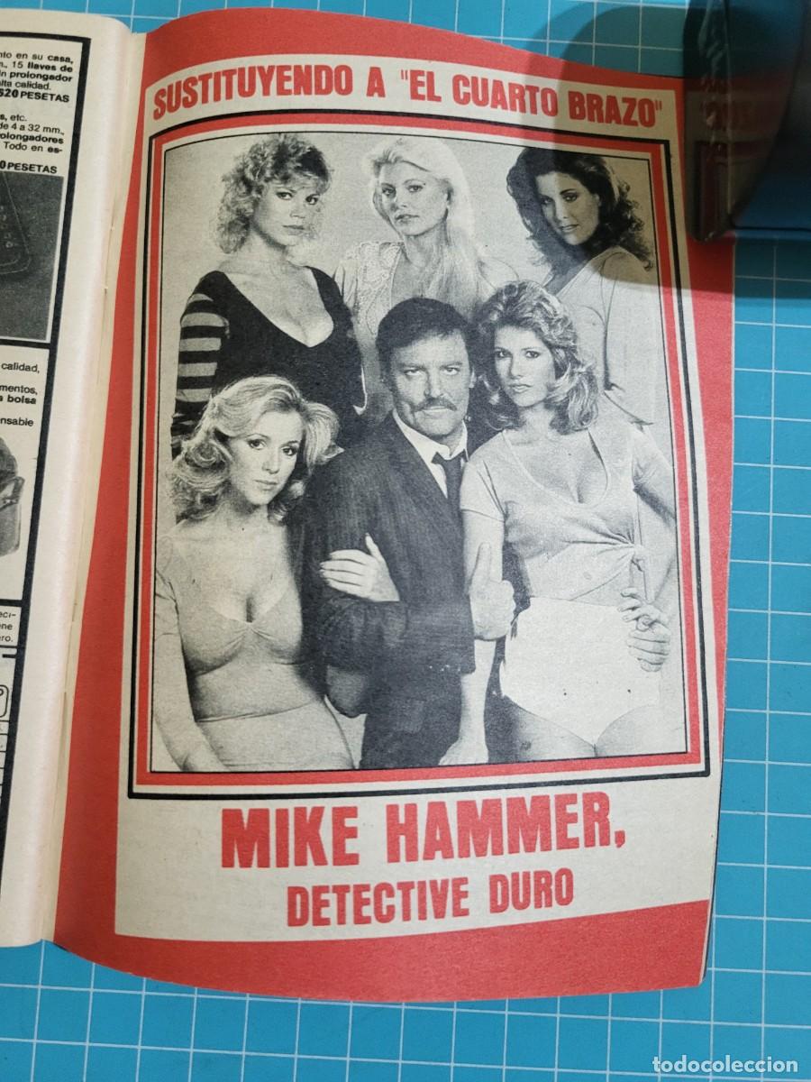Coleccionismo de revista Teleprograma: Teleprograma. N.&ordm; 985. &rdquo;Mike Hammer&rdquo;, 1985. 3 bolsa 7 Wap. - Foto 2
