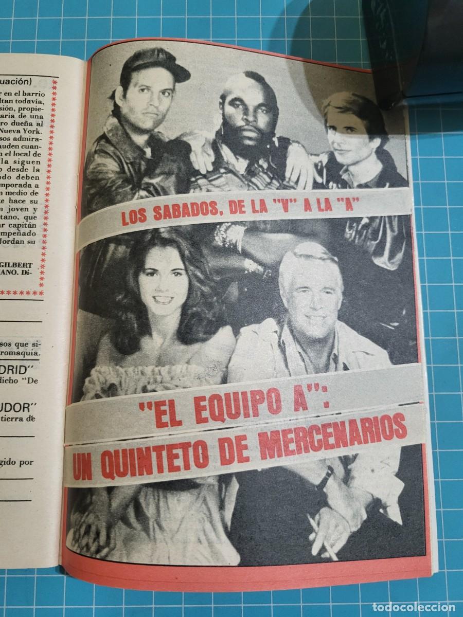 Coleccionismo de revista Teleprograma: Teleprograma. N.&ordm; 1.007. &rdquo;El equipo A&rdquo; 1985. 3 bolsa 8 Wap. - Foto 2