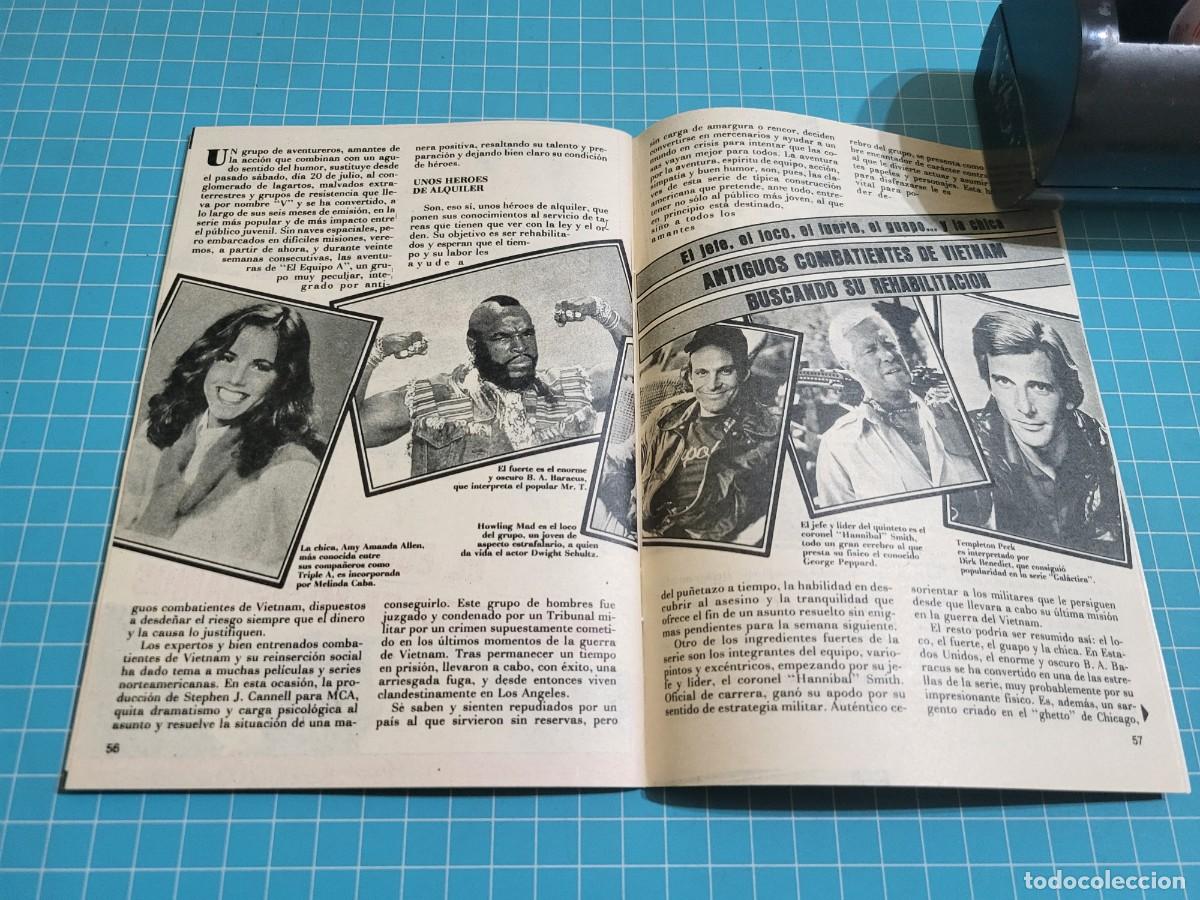 Coleccionismo de revista Teleprograma: Teleprograma. N.&ordm; 1.007. &rdquo;El equipo A&rdquo; 1985. 3 bolsa 8 Wap. - Foto 3