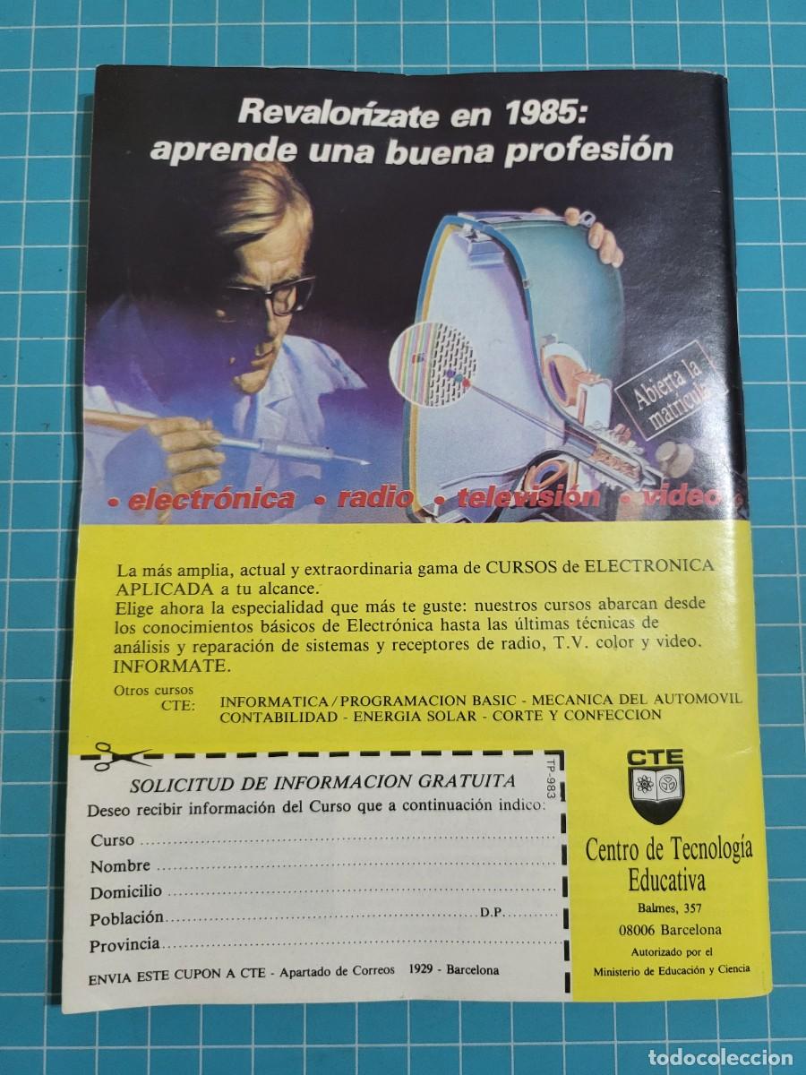 Coleccionismo de revista Teleprograma: Teleprograma. N.&ordm; 983. &rdquo;Fama&rdquo;, 1985. 3 bolsa 8 Wap. - Foto 4