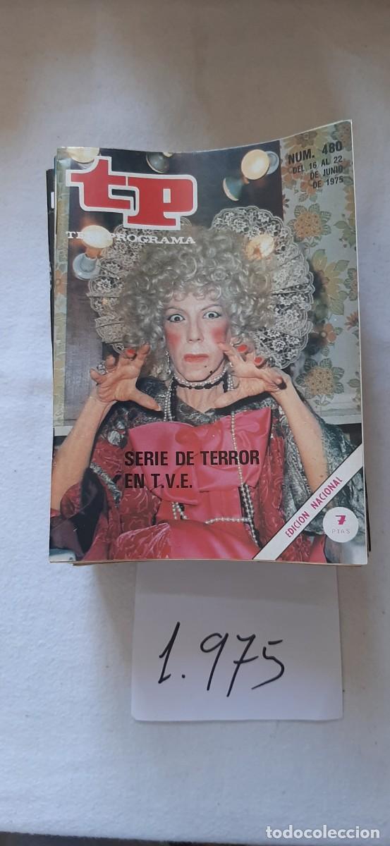 Coleccionismo de revista Teleprograma: TELEPROGRAMA A&Ntilde;O 1975:N&ordm;0480 El quinto jinete (Tota Alba)