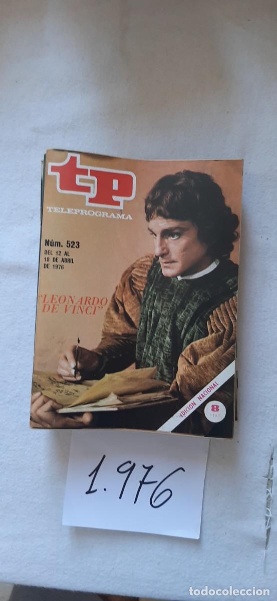 Collectionnisme de Magazine Teleprograma: TELEPROGRAMA A&Ntilde;O 1976:N&ordm;0523 Leonardo da Vinci (Philippe Leroy)