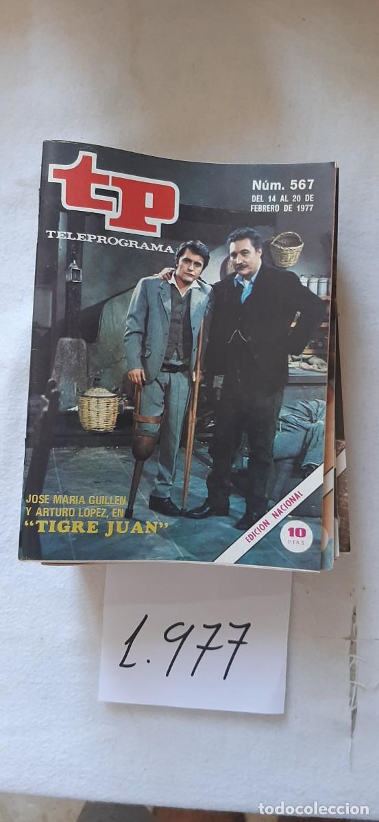 Coleccionismo de revista Teleprograma: TELEPROGRAMA A&Ntilde;O 1977:N&ordm;0567 Novela (Jos&eacute; Mar&iacute;a Guill&eacute;n, Arturo L&oacute;pez)