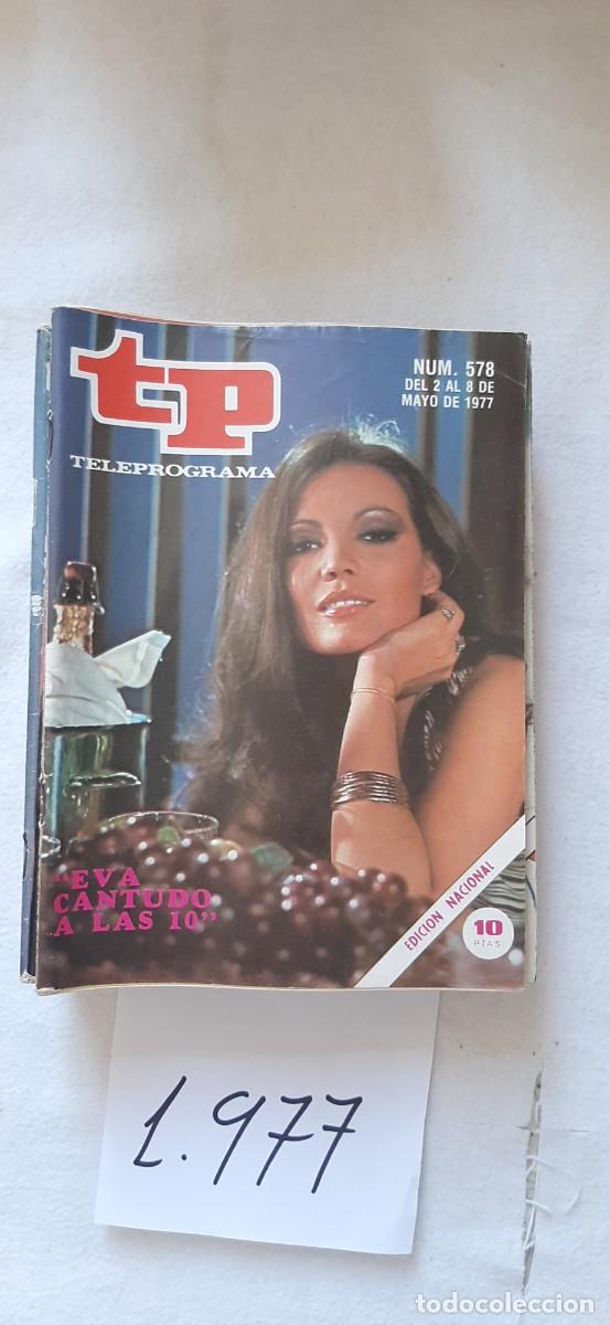 Coleccionismo de revista Teleprograma: TELEPROGRAMA A&Ntilde;O 1977:N&ordm;0578 Eva a las 10 (Mar&iacute;a Jos&eacute; Cantudo)