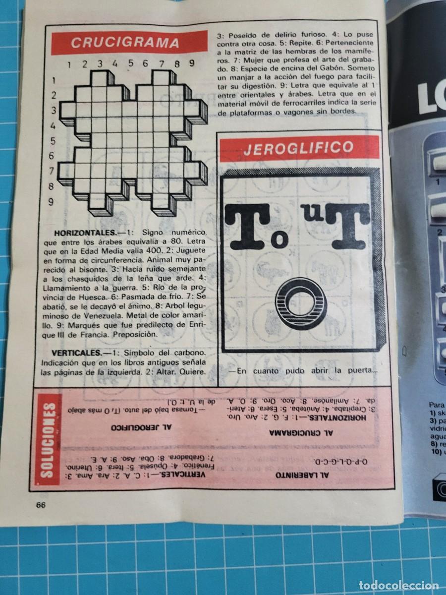 Coleccionismo de revista Teleprograma: Teleprograma. N.&ordm; 1.021. David, el gnomo, 1985. 3 bolsa 10 Wap. - Foto 2
