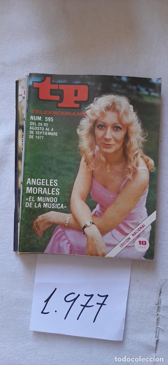Coleccionismo de revista Teleprograma: TELEPROGRAMA A&Ntilde;O 1977:N&ordm;0595 El mundo de la m&uacute;sica (&Aacute;ngeles Morales)