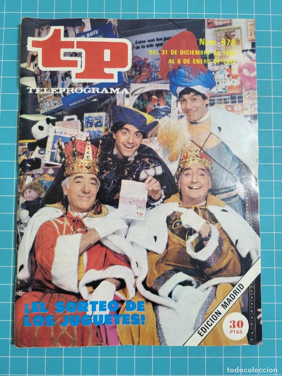 Coleccionismo de revista Teleprograma: Teleprograma. N.&ordm; 978. &iexcl;El sorteo delos juguetes!, 1985. 3 bolsa 10 Wap.