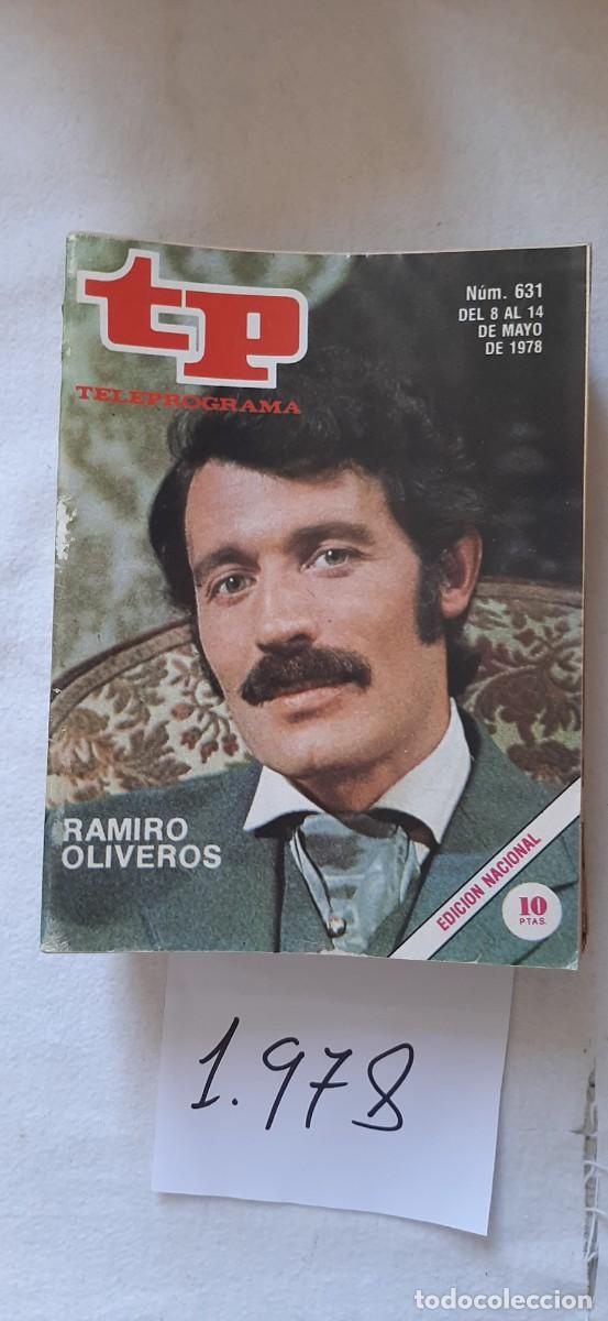 Collection Magazine Teleprograma: TELEPROGRAMA A&Ntilde;O 1978:N&ordm;0631 Novela, El crimen de Lord Arthur Saville (Ramiro Oliveros)