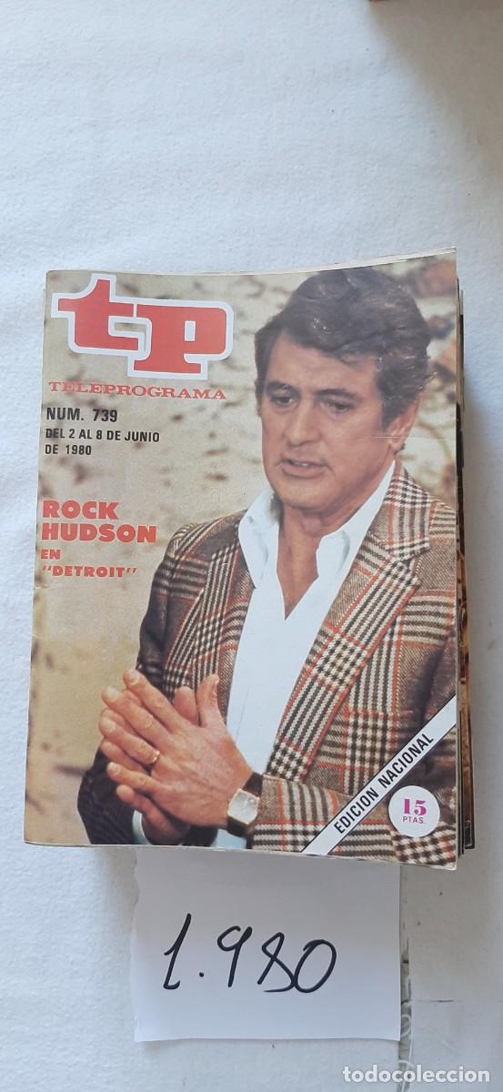 Coleccionismo de revista Teleprograma: TELEPROGRAMA A&Ntilde;O 1980:N&ordm;0739 Detroit (Rock Hudson)