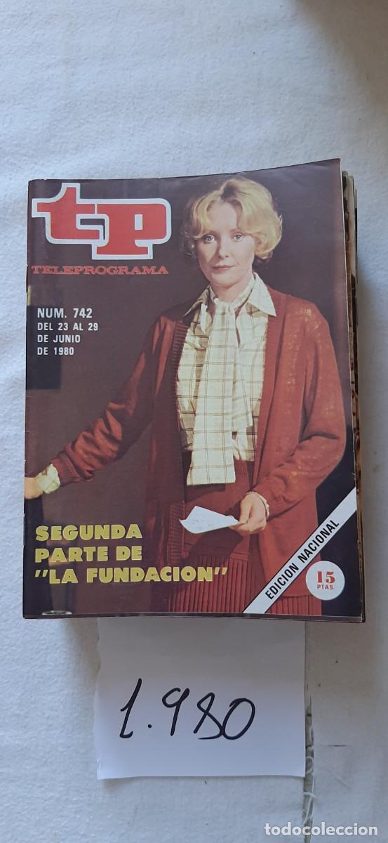 Coleccionismo de revista Teleprograma: TELEPROGRAMA A&Ntilde;O 1980:N&ordm;0742 La fundaci&oacute;n (Lynette Davies)