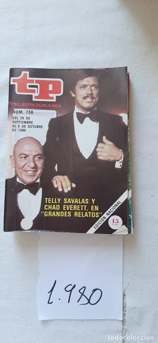 Coleccionismo de revista Teleprograma: TELEPROGRAMA A&Ntilde;O 1980:N&ordm;0756 Grandes Relatos: Incidente en el Atl&aacute;ntico (Telly Savalas, Chad Everett