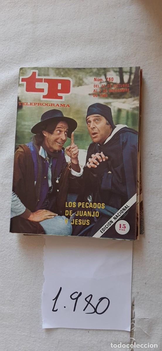 Coleccionismo de revista Teleprograma: TELEPROGRAMA A&Ntilde;O 1980:N&ordm;0760 El espa&ntilde;ol y los 7 pecados capitales (Juanjo Menendez, Jes&uacute;s Puente)