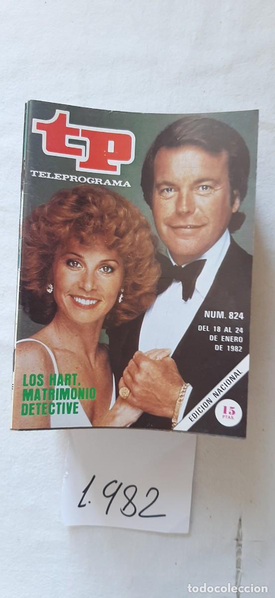 Collectionnisme de Magazine Teleprograma: TELEPROGRAMA A&Ntilde;O 1982:N&ordm;0824 Hart y Hart (Robert Wagner, Stephanie Powers)
