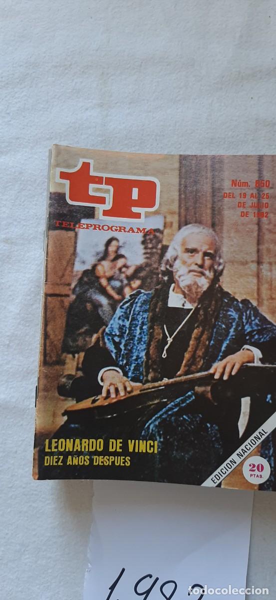 Coleccionismo de revista Teleprograma: TELEPROGRAMA A&Ntilde;O 1982:N&ordm;0850 Leonardo Da Vinci (Philippe Leroy)