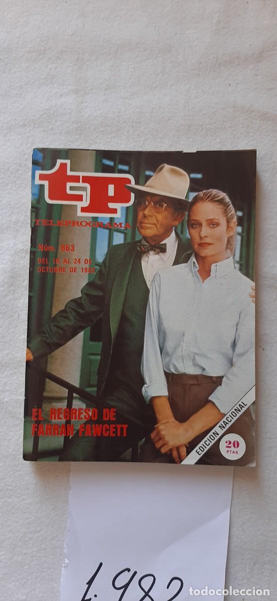 Collectionnisme de Magazine Teleprograma: TELEPROGRAMA A&Ntilde;O 1982:N&ordm;0863 Asesinato en Texas (Farrah Fawcet, Andy Griffith)
