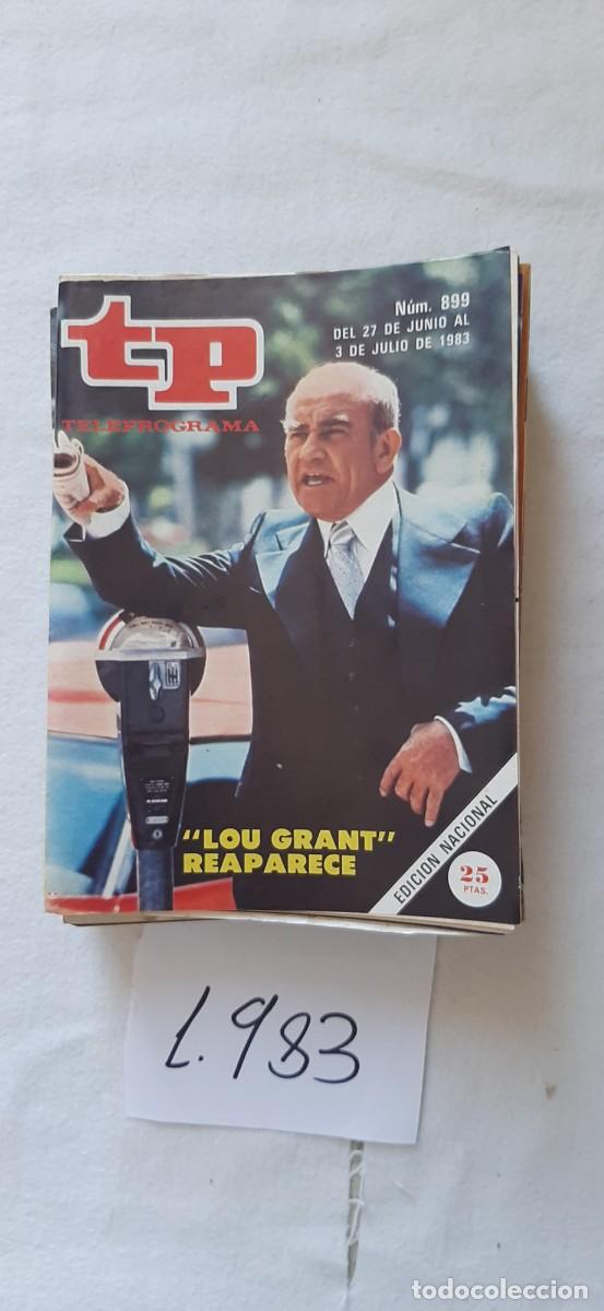 Coleccionismo de revista Teleprograma: TELEPROGRAMA A&Ntilde;O 1983:N&ordm;0899 Lou Grant (Ed Asner)