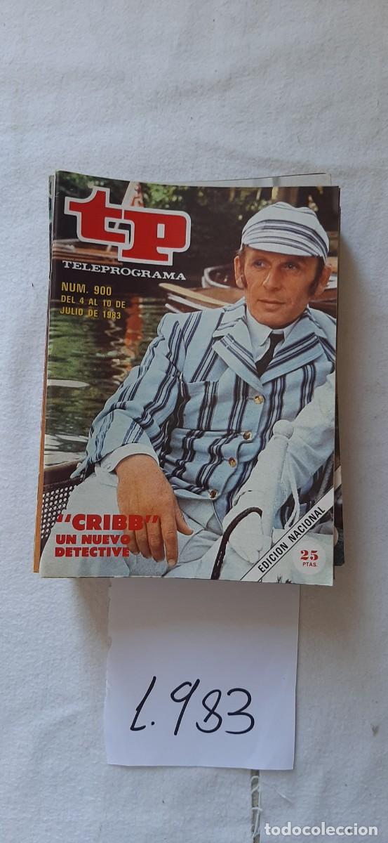 Collectionnisme de Magazine Teleprograma: TELEPROGRAMA A&Ntilde;O 1983: N&ordm;0900 Cribb (Alan Dobbie)