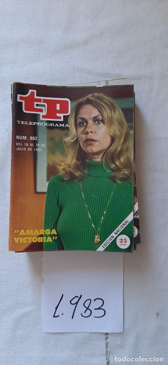 Sammeln von Zeitschriften Teleprograma: TELEPROGRAMA A&Ntilde;O 1983: N&ordm;0902 Amarga victoria (Elizabeth Montgomery)