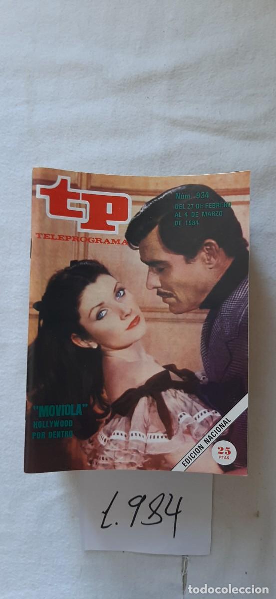 Coleccionismo de revista Teleprograma: TELEPROGRAMA A&Ntilde;O 1984:N&ordm;0934 Moviola (Morgan Brittany)
