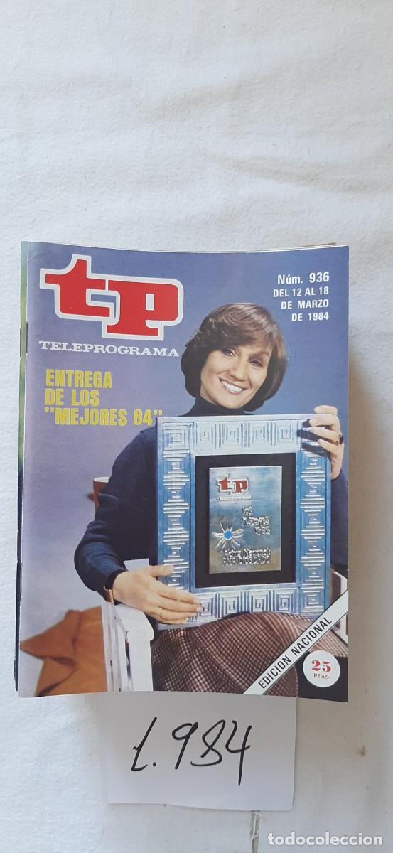 Coleccionismo de revista Teleprograma: TELEPROGRAMA A&Ntilde;O 1984:N&ordm;0936 Los mejores de TP 1983 (Ana Diosdado)