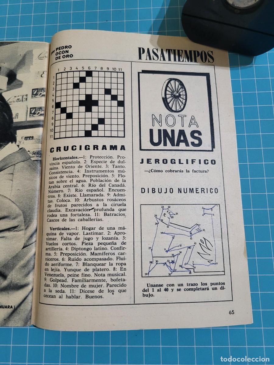 Coleccionismo de revista Teleprograma: Teleprograma. N.&ordm; 144. David Hedison, 1969. 4 bolsa 1 B.T. - Foto 2