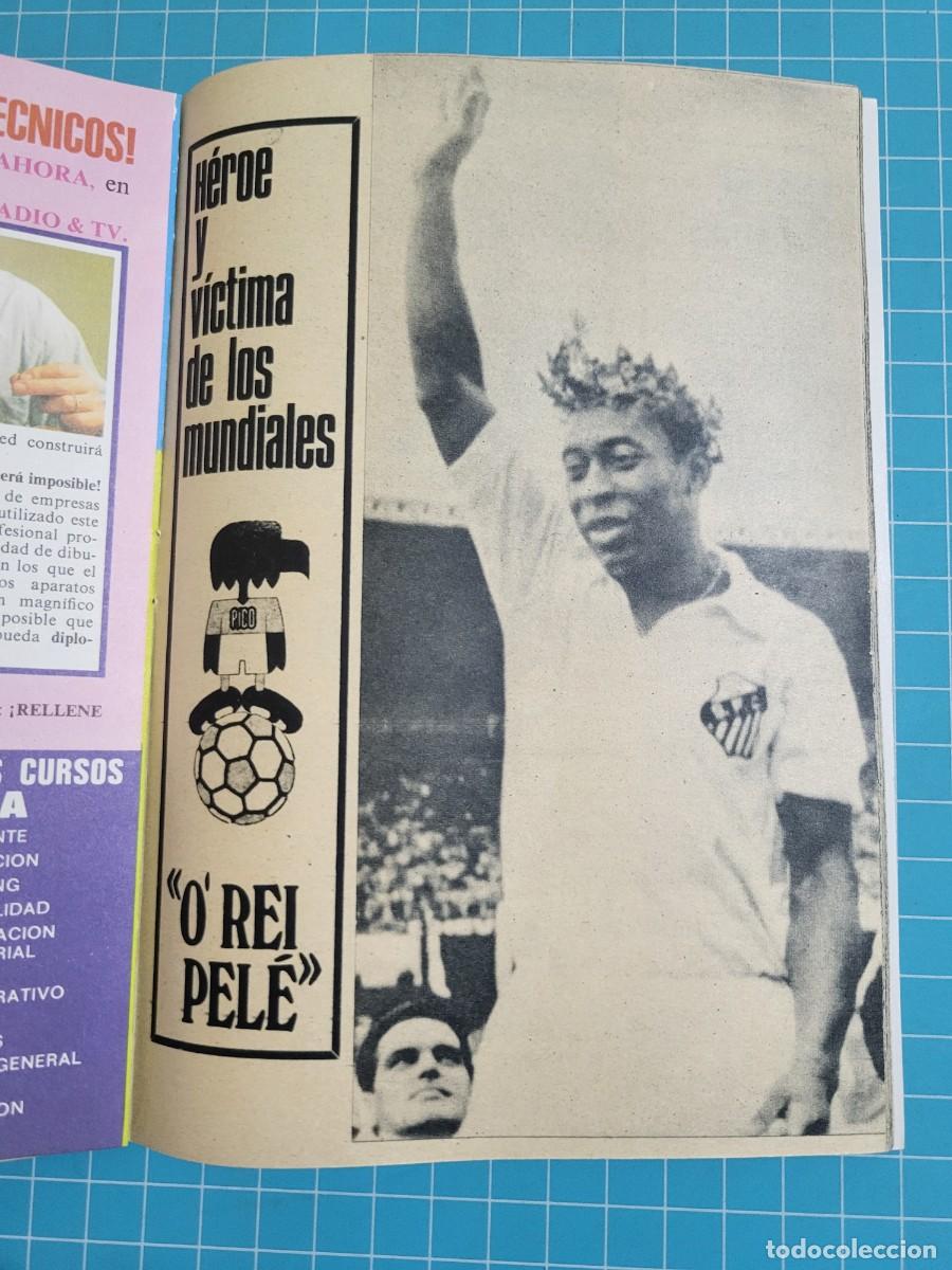 Coleccionismo de revista Teleprograma: Teleprograma. N.&ordm; 217. Pel&eacute;, 1970. 4 bolsa 2 B.T. - Foto 2