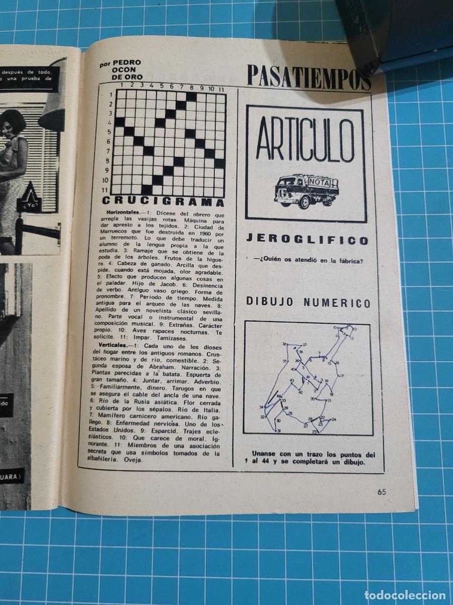 Coleccionismo de revista Teleprograma: Teleprograma. N.&ordm; 135. Raphael, 1968. 4 bolsa 2 B.T. - Foto 3