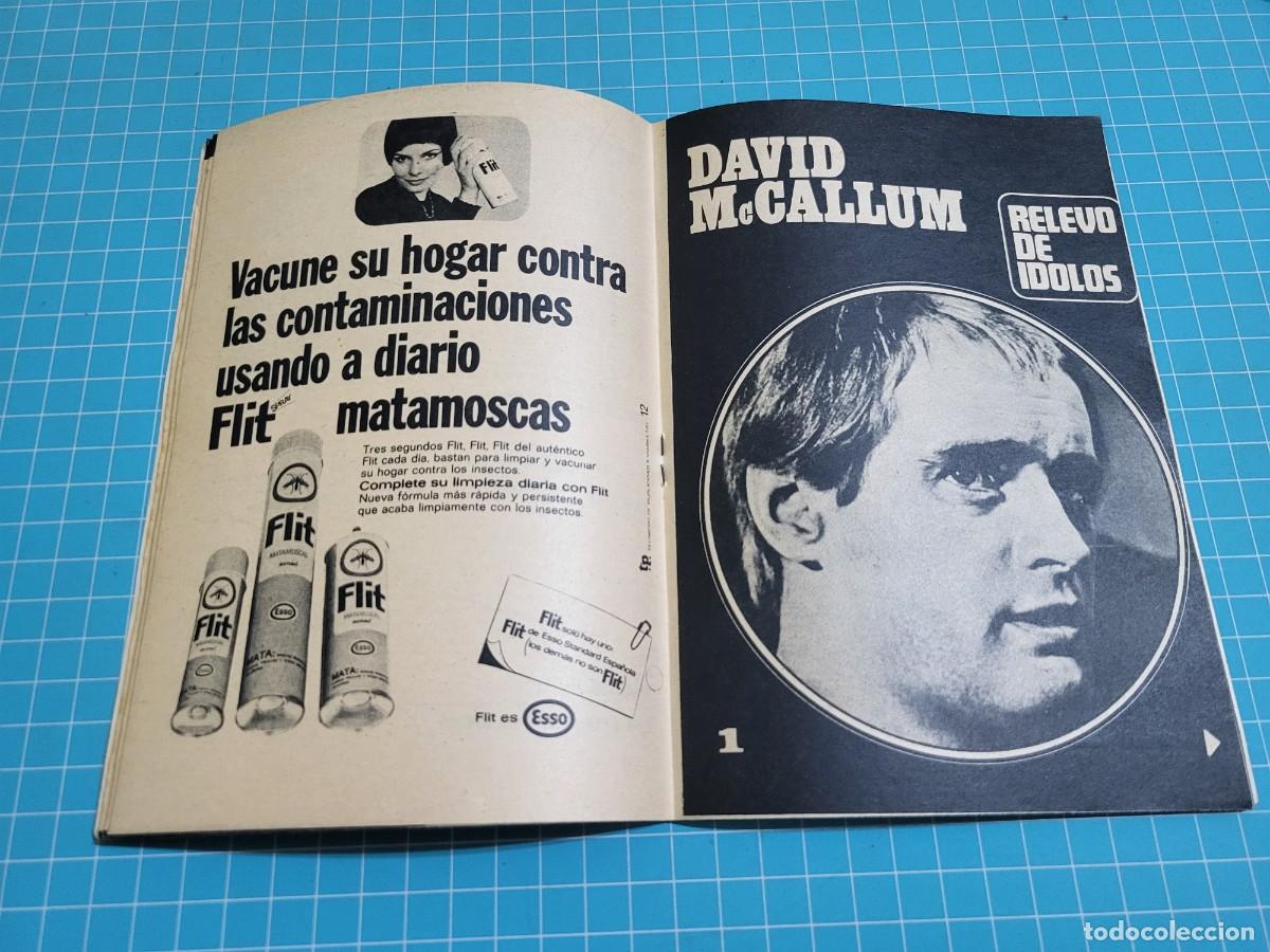 Coleccionismo de revista Teleprograma: Teleprograma. N.&ordm; 117. David Mccallum, 1968. 4 bolsa 3 B.T. - Foto 2