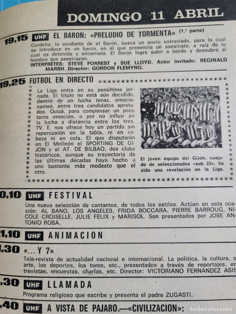 Coleccionismo de revista Teleprograma: Teleprograma. N.&ordm; 261. Karina, 1969. 4 bolsa 4, B.T. - Foto 4