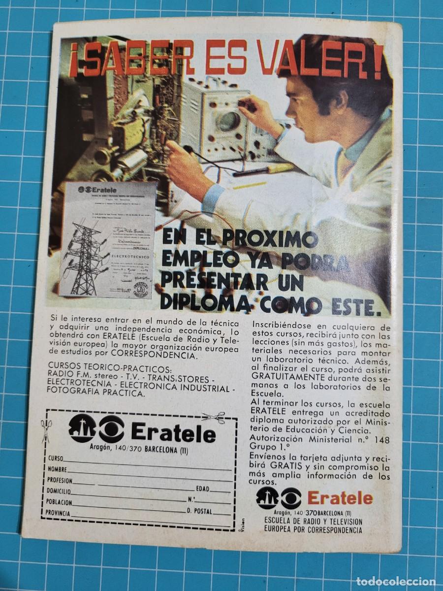 Coleccionismo de revista Teleprograma: Teleprograma. N.&ordm; 328. John Wayne, 1972. 4 bolsa 4, B.T. - Foto 4