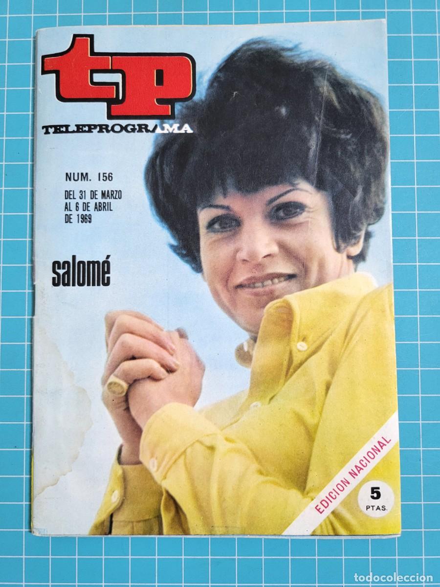 Coleccionismo de revista Teleprograma: Teleprograma. N.&ordm; 156. Salom&eacute;, 1969.